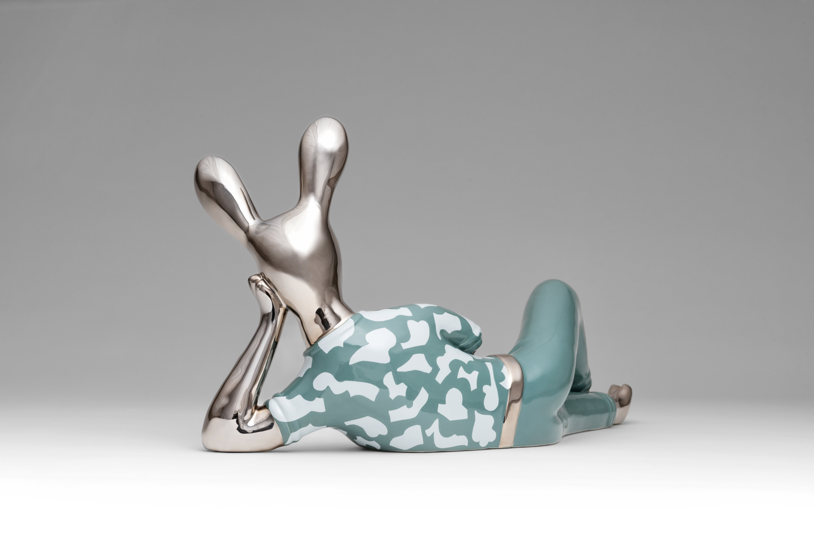 bosa-donky-breeze-scultura-in-ceramica-ottanio-e-platino image 4