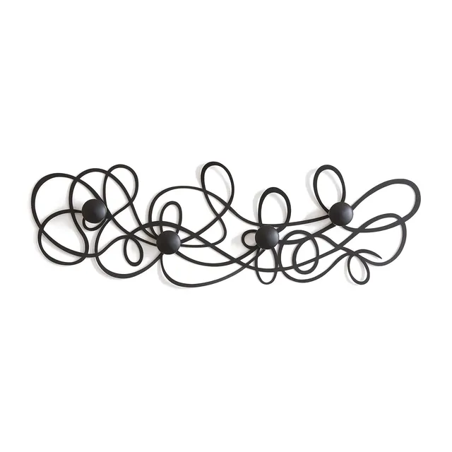 arti-mestieri-doodle-appendiabiti-da-parete-4-pomoli image 1