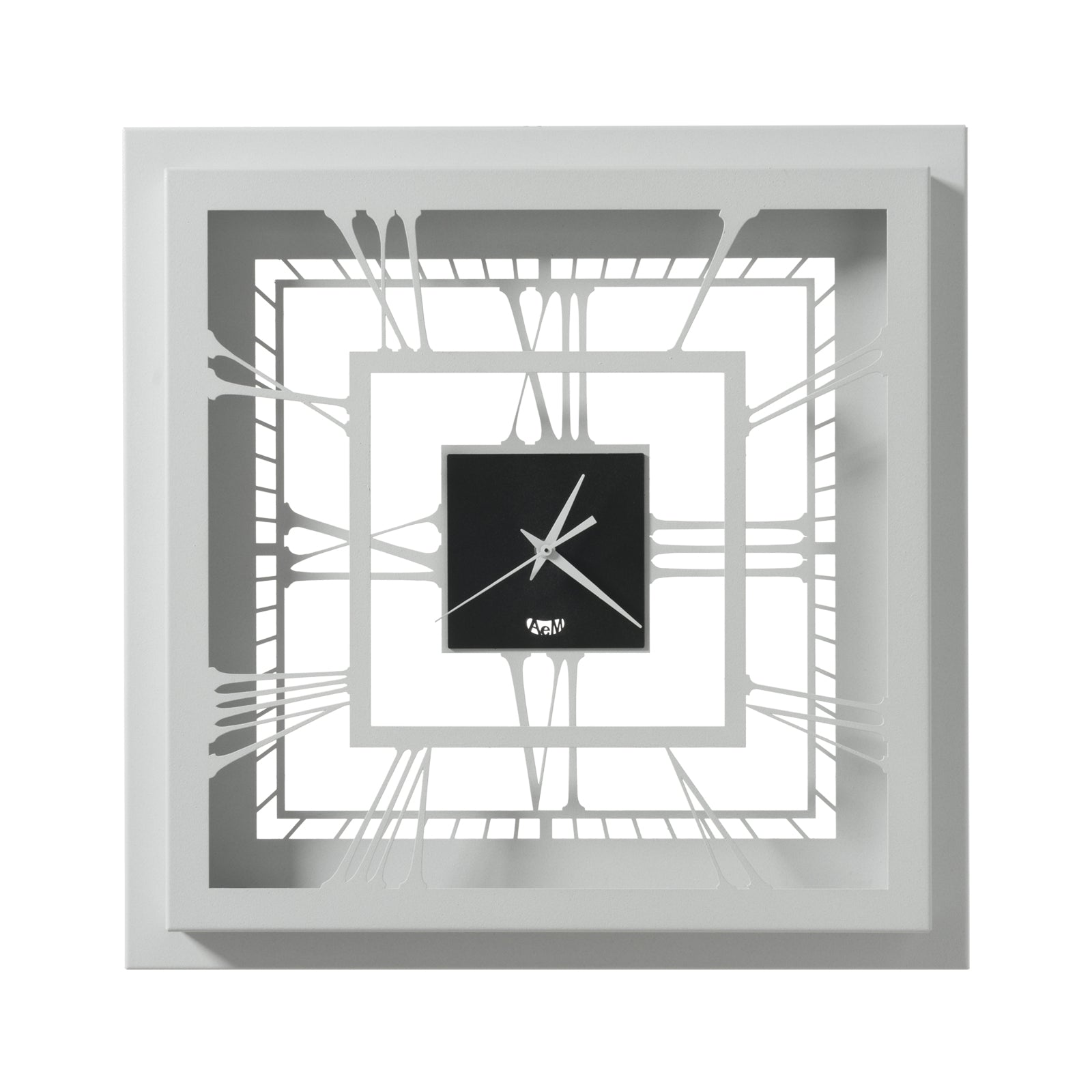 arti-mestieri-olimpo-piccolo-orologio-quadrato-da-parete-in-ferro image 2