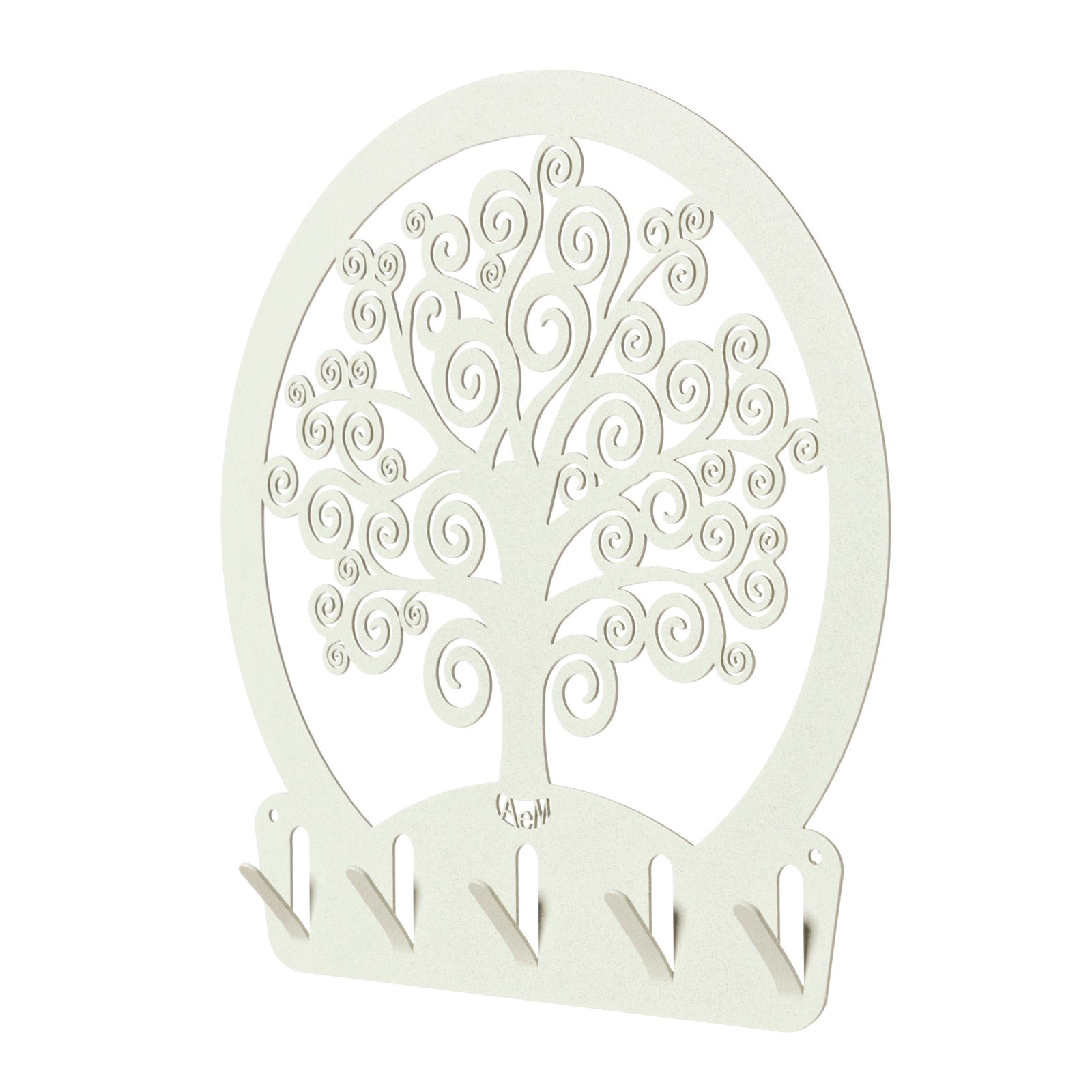 arti-mestieri-albero-della-vita-portachiavi-da-parete-moderno-ferro-25-cm-5-ganc image 3