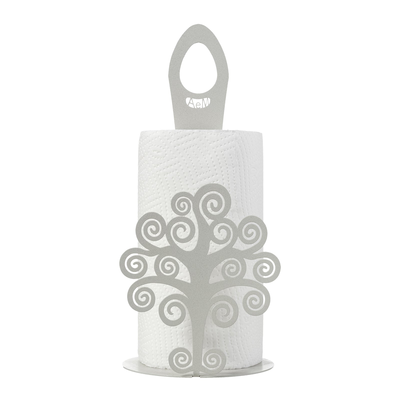 arti-mestieri-albero-della-vita-portarotolo-cucina-h-33-cm image 1