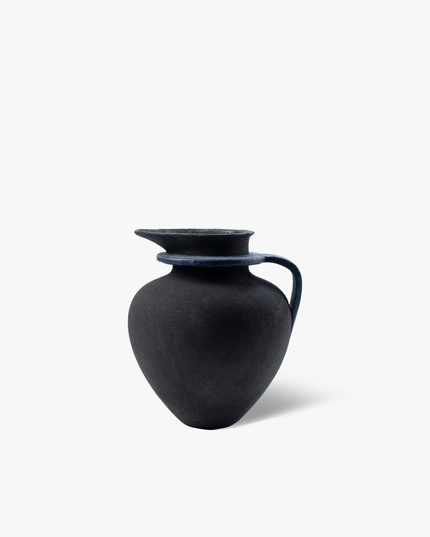 vaso-bitossi-ceramiche-rimini-blu-fatto-a-mano image 1