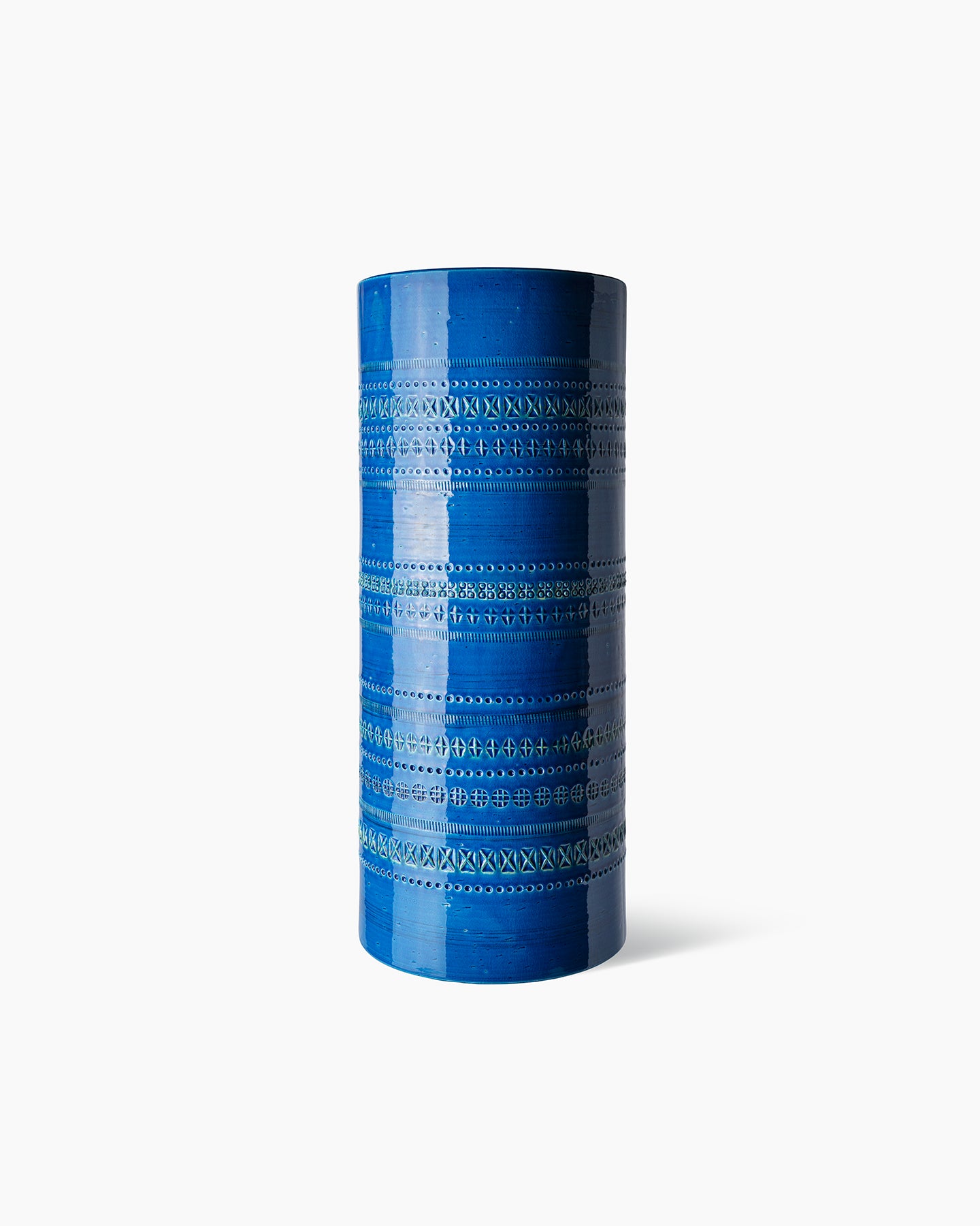 bitossi-ceramiche-vaso-portaombrelli-rimini-blu-aldo-londi image 1