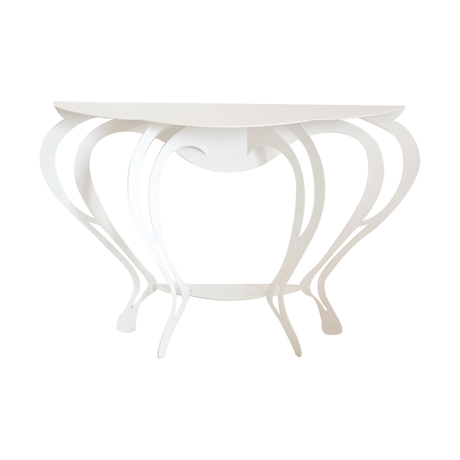 arti-mestieri-ballerina-consolle-design-bianca-130x35x80-cm image 1