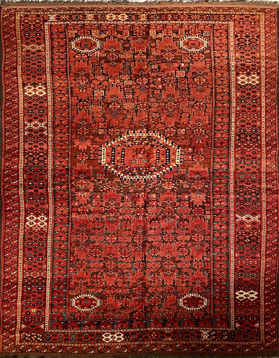 illulian-beshir-turkmenistan-tappeto-nomade-in-lana-365x182-cm image 1