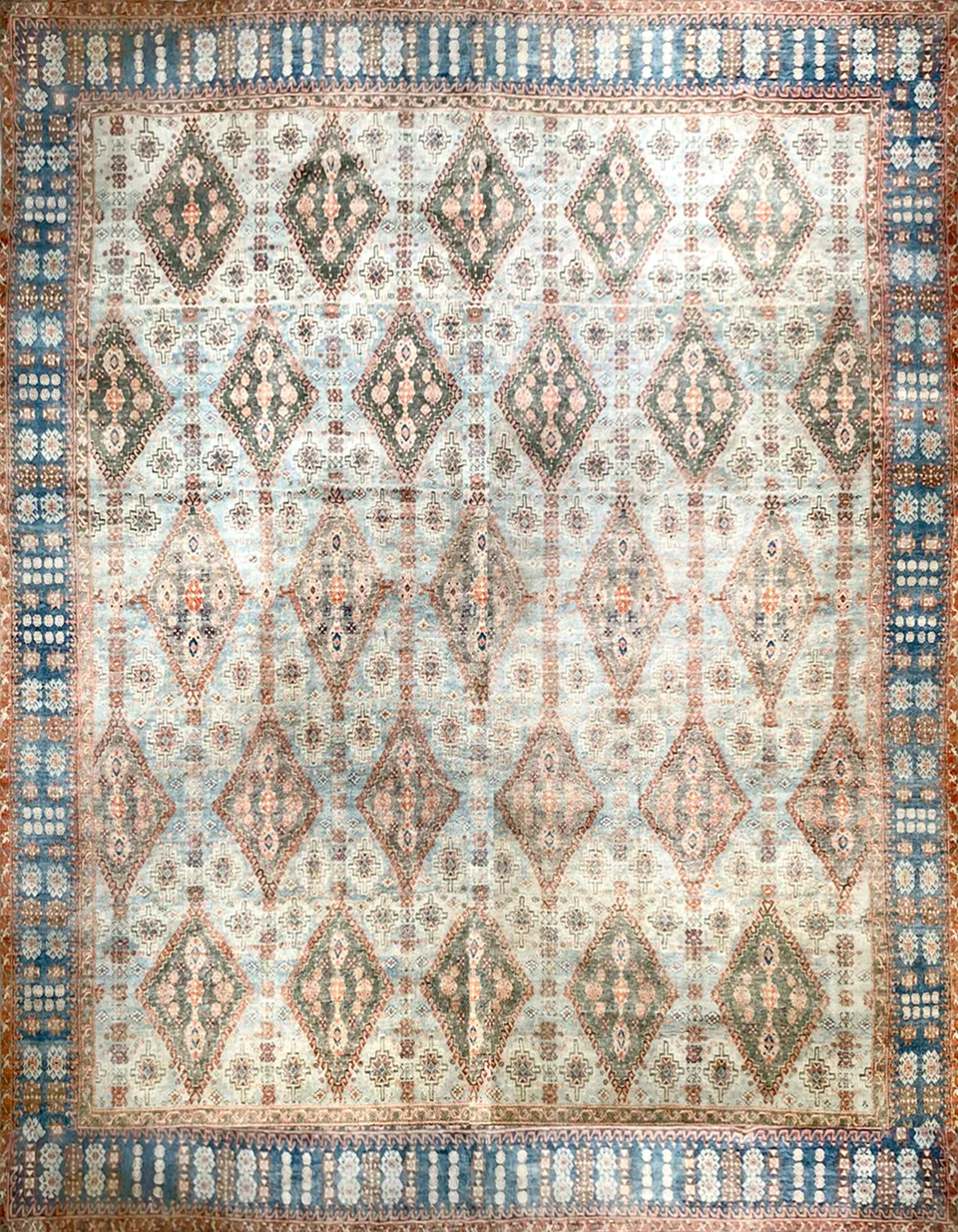 illulian-agra-maharaja-cotton-tappeto-nomad-405x355-cm-india image 1