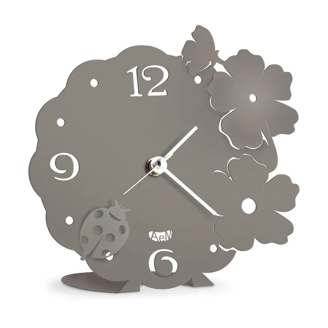 arti-mestieri-bomboniera-orologio-coccinella-da-tavolo-15x15-cm image 1