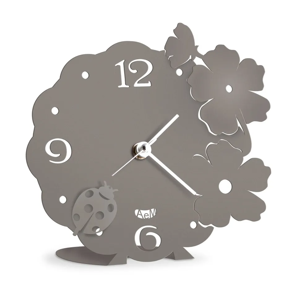 arti-mestieri-bomboniera-orologio-coccinella-da-tavolo-15x15-cm image 1