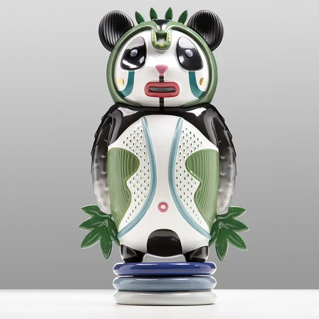 bosa-bernardo-panda-scultura-in-ceramica image 1