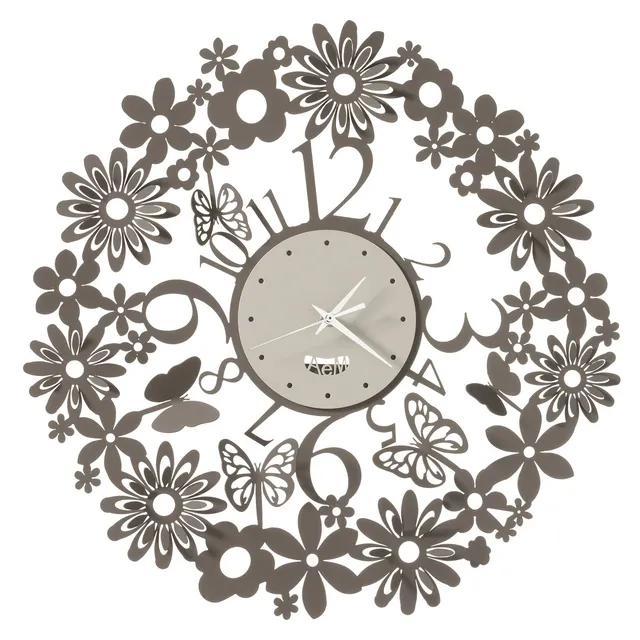 arti-mestieri-margherite-orologio-da-parete-50-cm-ferro image 1