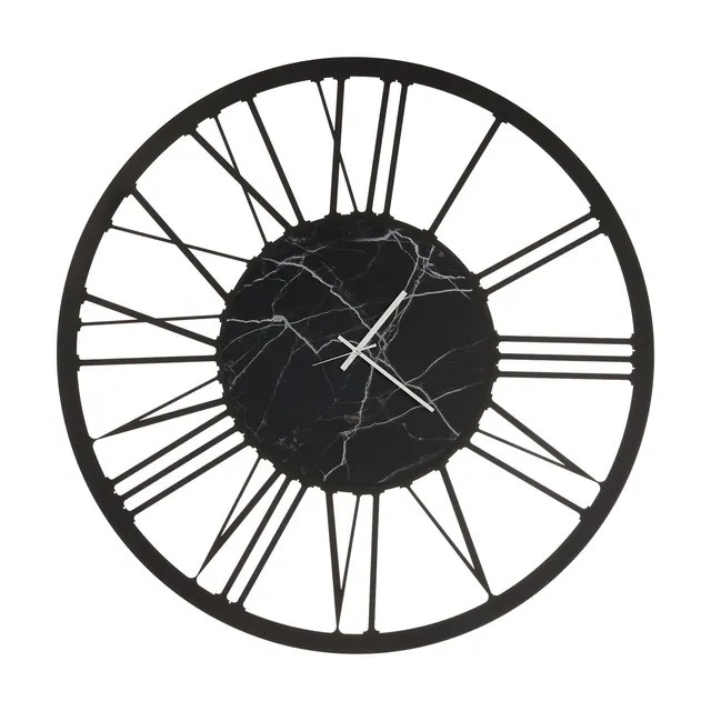 arti-mestieri-orologio-da-parete-big-90-effetto-marmo-90-cm image 1