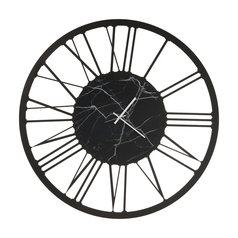 arti-mestieri-orologio-da-parete-big-90-effetto-marmo-90-cm image 1