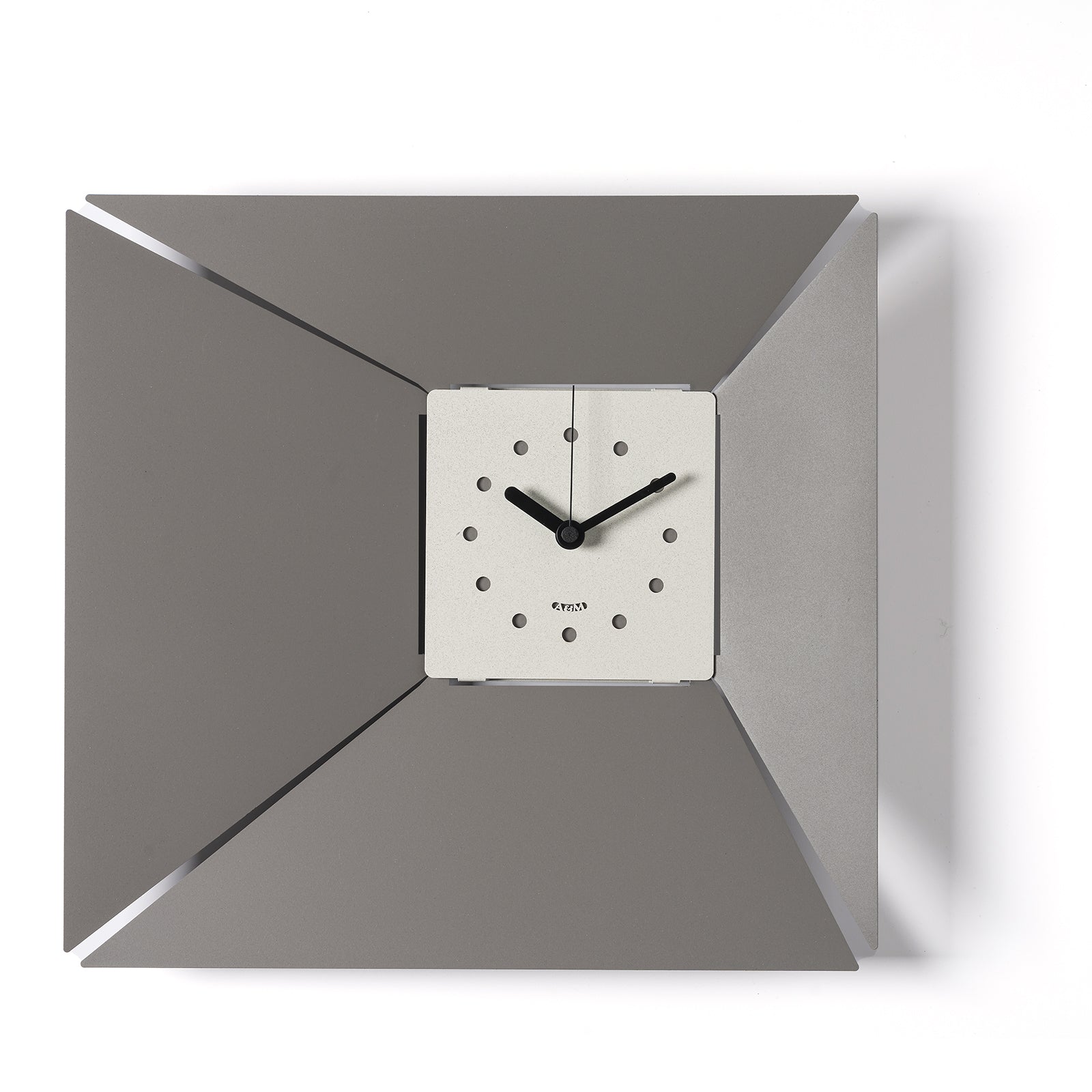 arti-mestieri-illusio-orologio-da-parete-minimal-quadrato-42x5x40-cm image 5