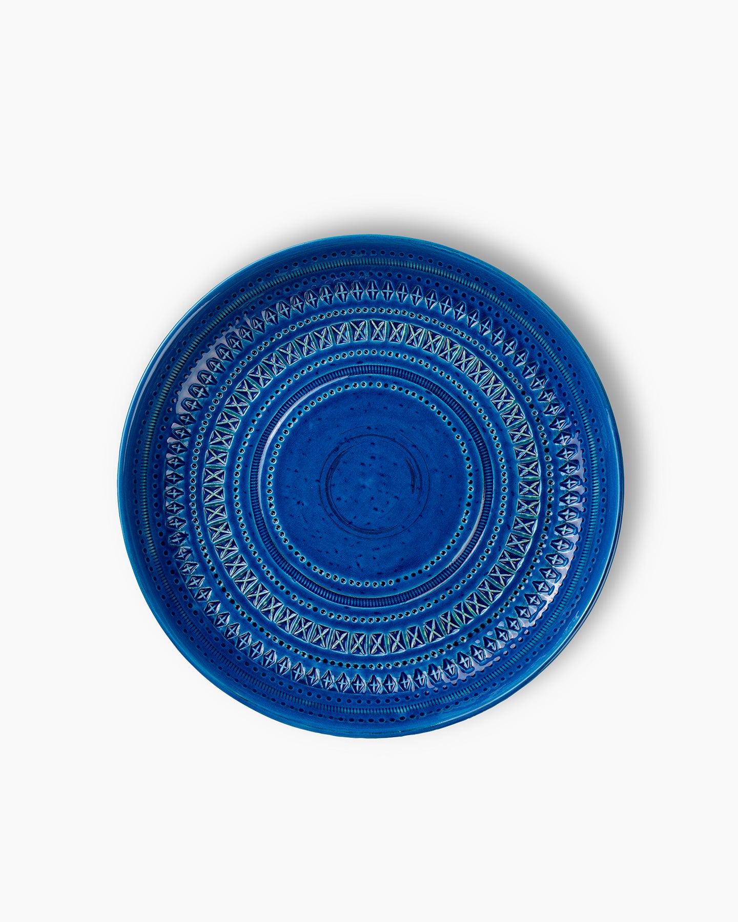 bitossi-ceramiche-centrotavola-rotondo-rimini-blu-aldo-londi image 2
