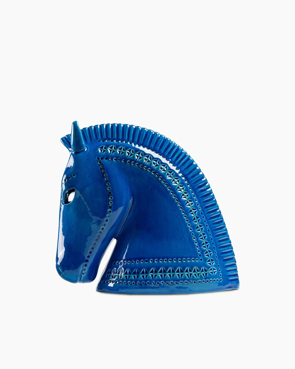 bitossi-ceramiche-testa-di-cavallo-rimini-blu-aldo-londi image 1
