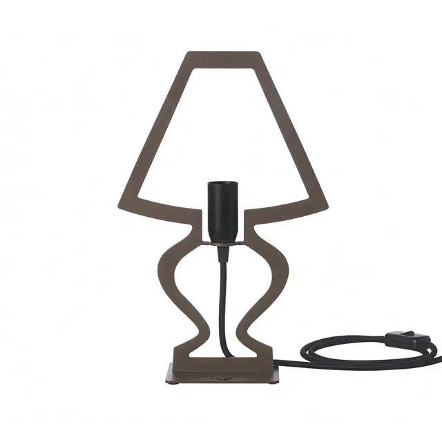 arti-mestieri-silhouette-piccola-lampada-da-tavolo-22x33-cm image 1