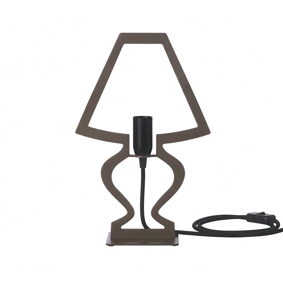arti-mestieri-silhouette-piccola-lampada-da-tavolo-22x33-cm image 1