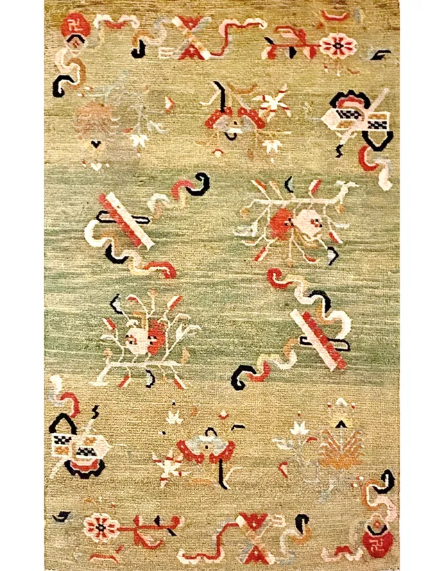 illulian-tibet-green-tappeto-153x77-cm image 1