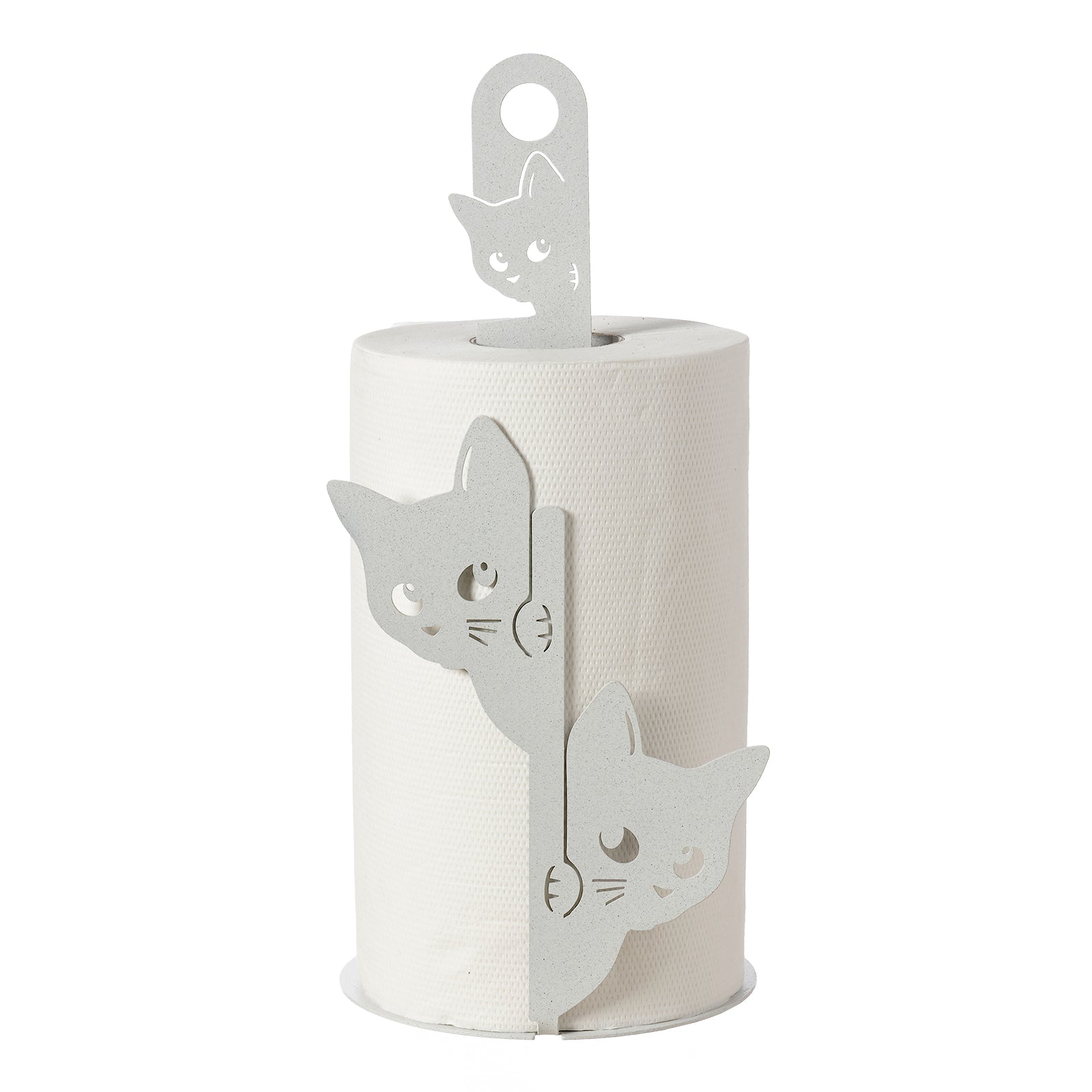 arti-mestieri-portarotoli-da-cucina-silvestro-gatto-in-ferro image 3