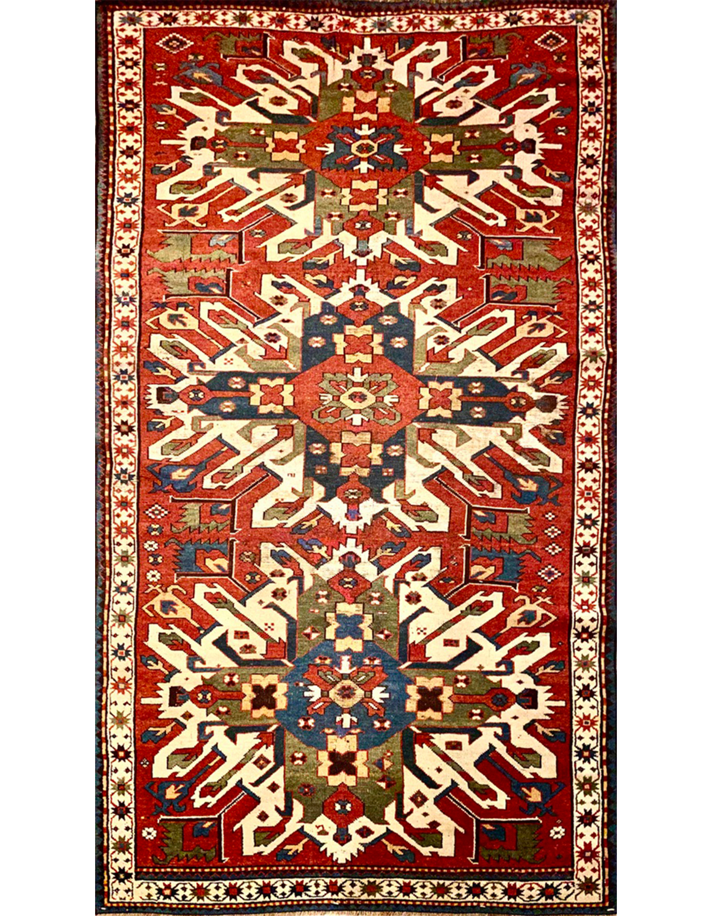 illulian-kasak-adler-r-tappeto-caucaso-280x124-cm-fine-xix-secolo image 1