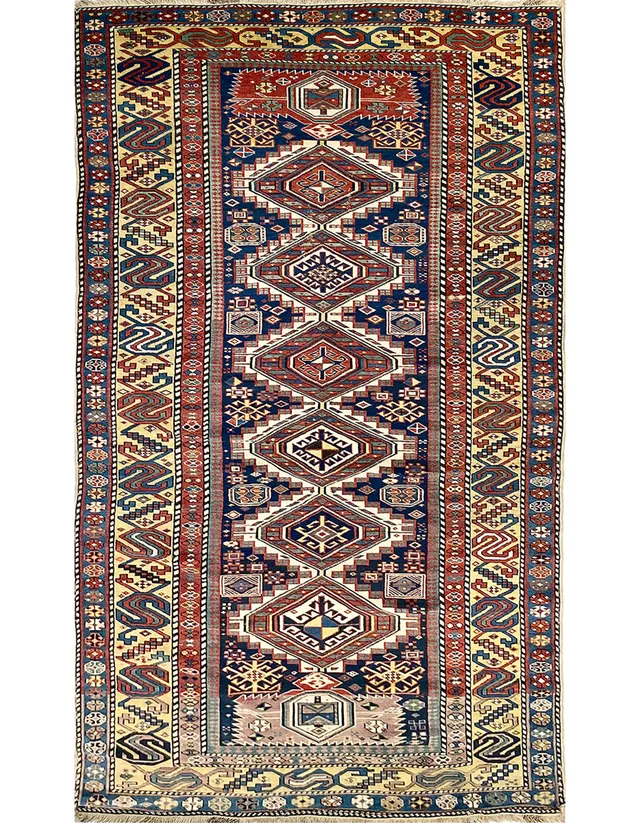 illulian-shirwan-e-tappeto-caucaso-300-x-130-cm-100-lana image 1