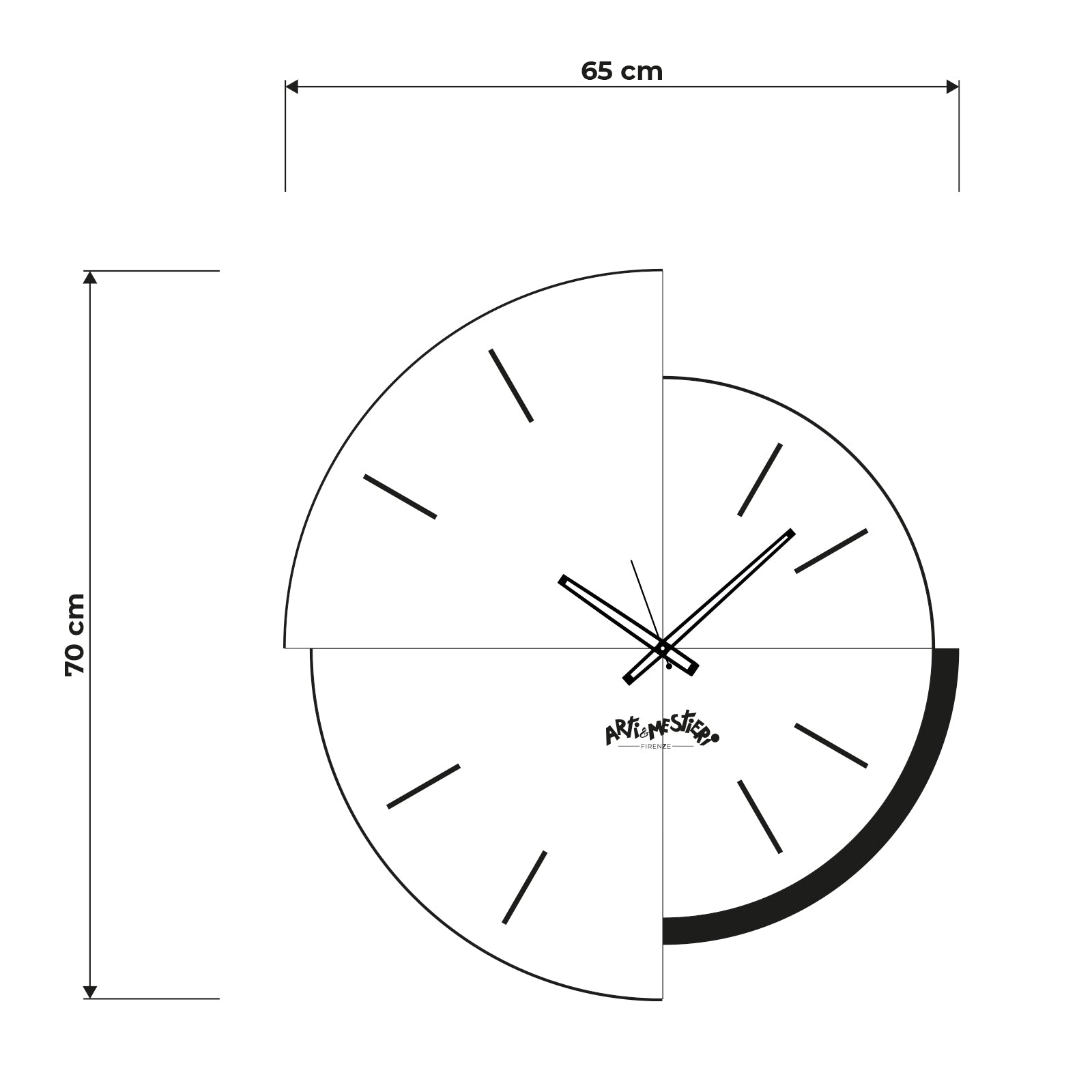 arti-mestieri-orologio-da-parete-avignone-crystal-luxe-e-velour-luxe image 7