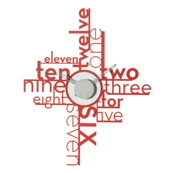 arti-mestieri-lettering-orologio-da-parete-di-design image 2