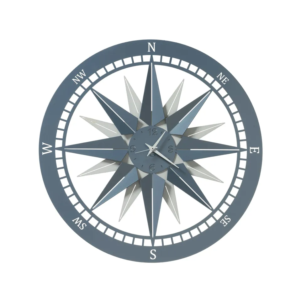 arti-mestieri-bussola-piccolo-orologio-da-parete-45-cm image 1