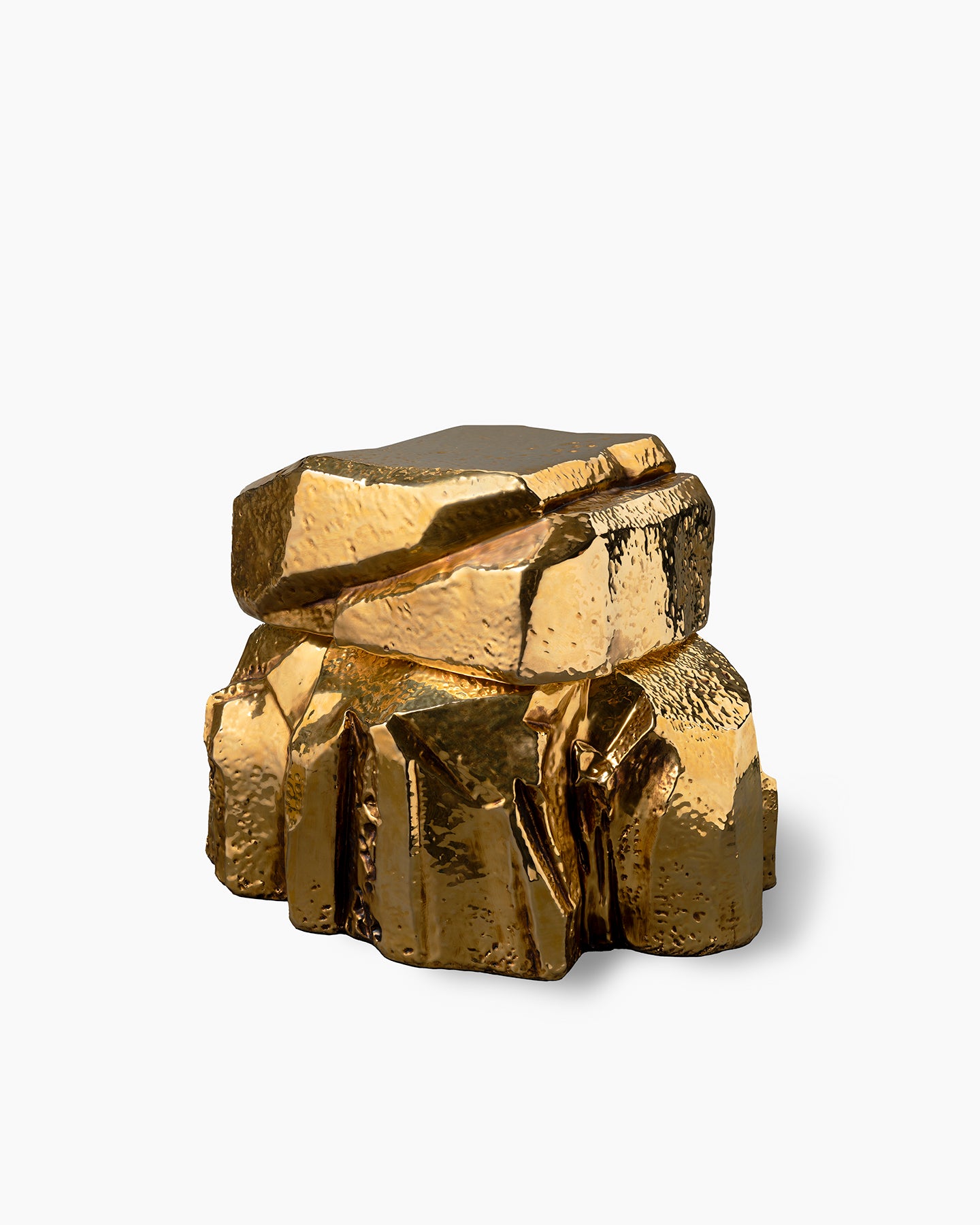 bitossi-ceramiche-uncovered-scultura-faye-toogood-bianco-oro image 3