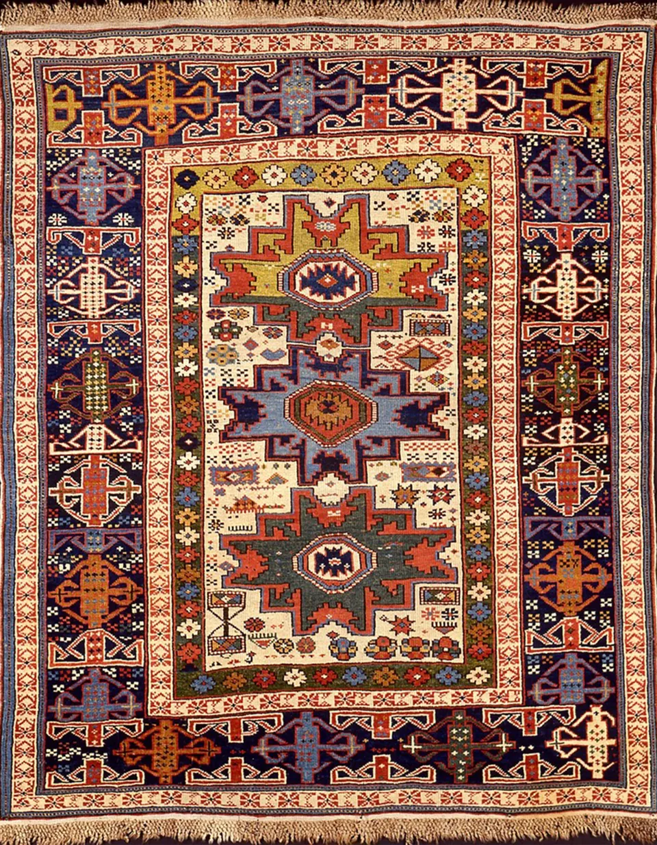 illulian-shirwan-lesghi-tappeto-caucaso-140x115-cm-lana image 1