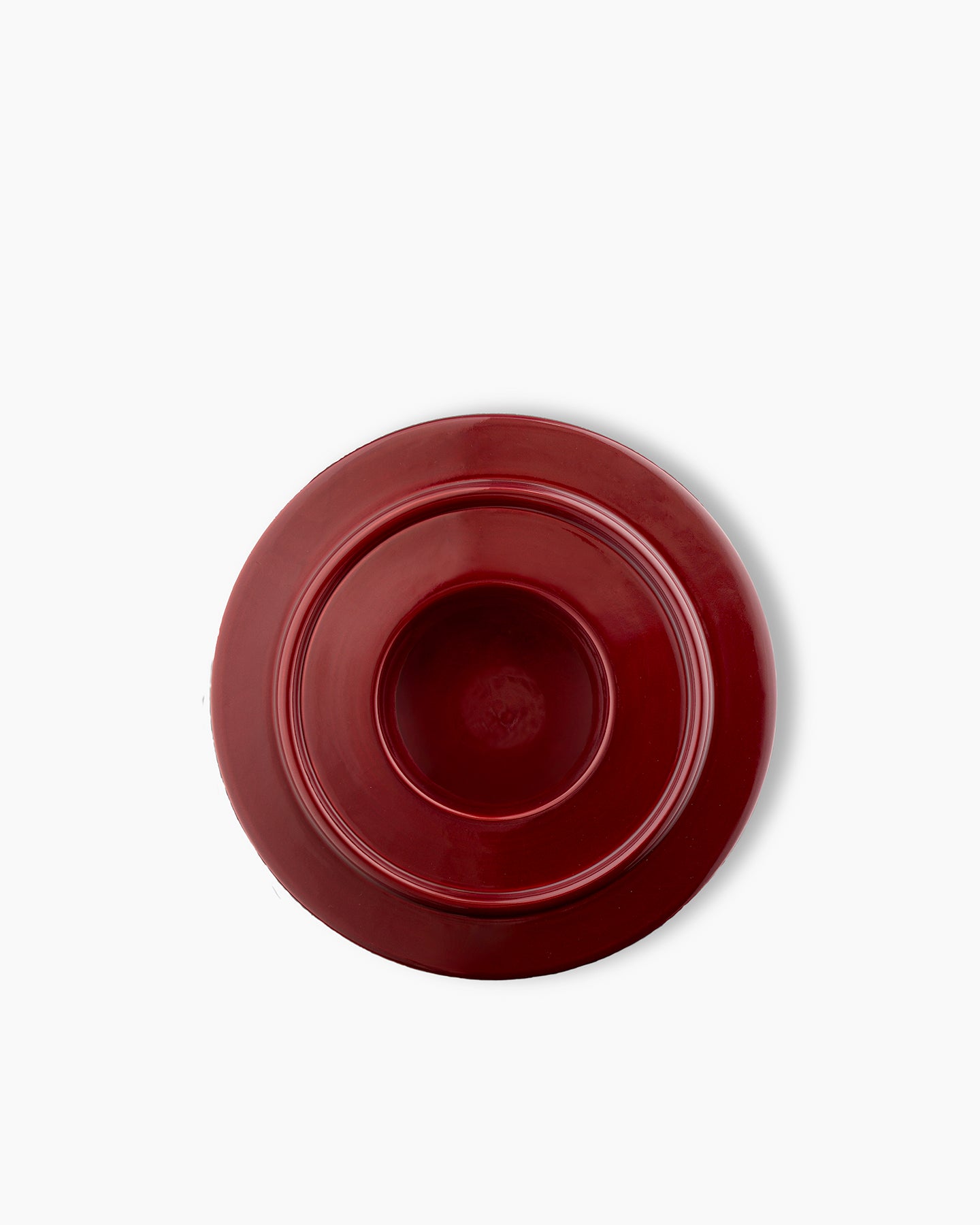 bitossi-ceramiche-posacenere-ettore-sottsass-1962-bordeaux-lucido image 2