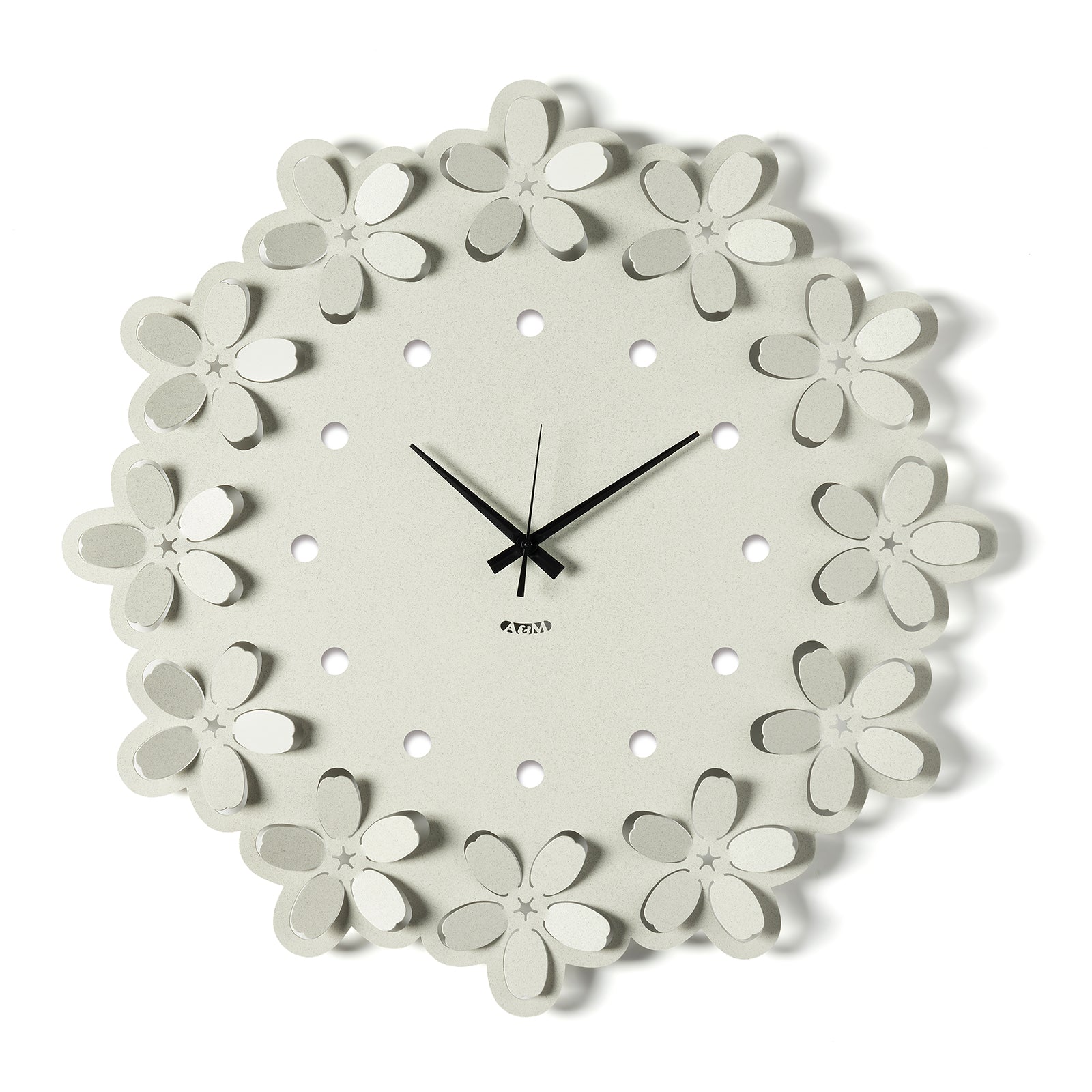 arti-mestieri-ume-orologio-da-parete-in-ferro-floreale image 4