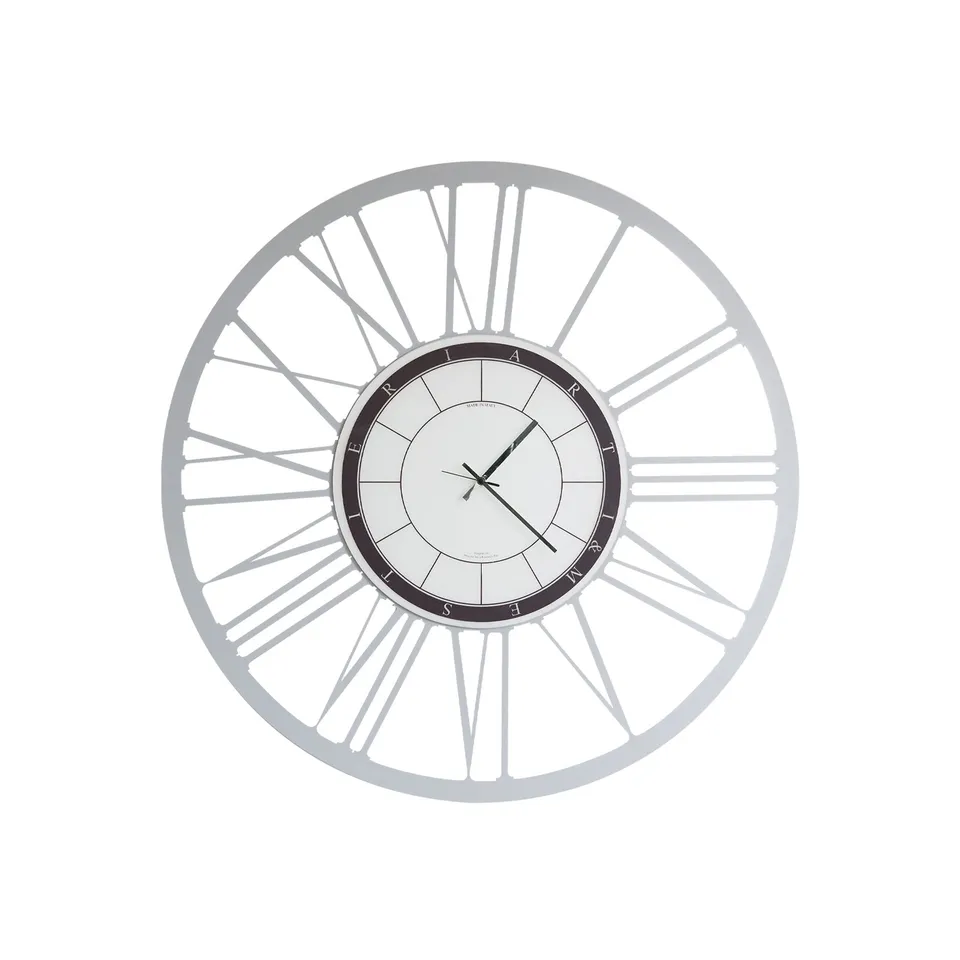 arti-mestieri-orologio-da-parete-classico-piccolo-50-cm-alluminio image 1