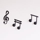 arti-mestieri-note-musicali-set-3-quadri-da-parete-in-ferro-nero image 2
