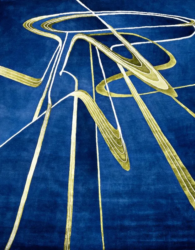illulian-perspective-02-tappeto-limited-edition-oro-blu image 1