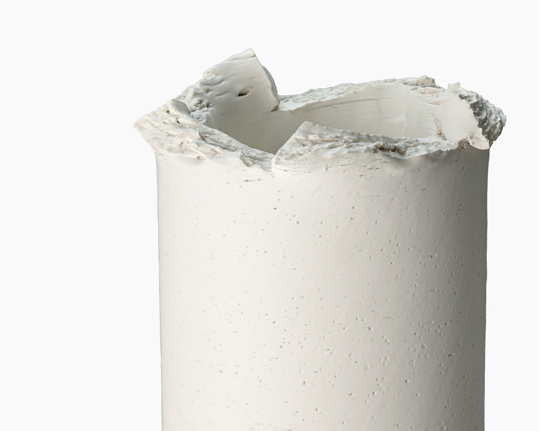 bitossi-ceramiche-vaso-formafantasma-2018-bianco-matt-strappato-a-mano image 3