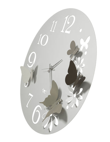 arti-mestieri-butterfly-flowers-orologio-da-parete-large-60-cm image 5