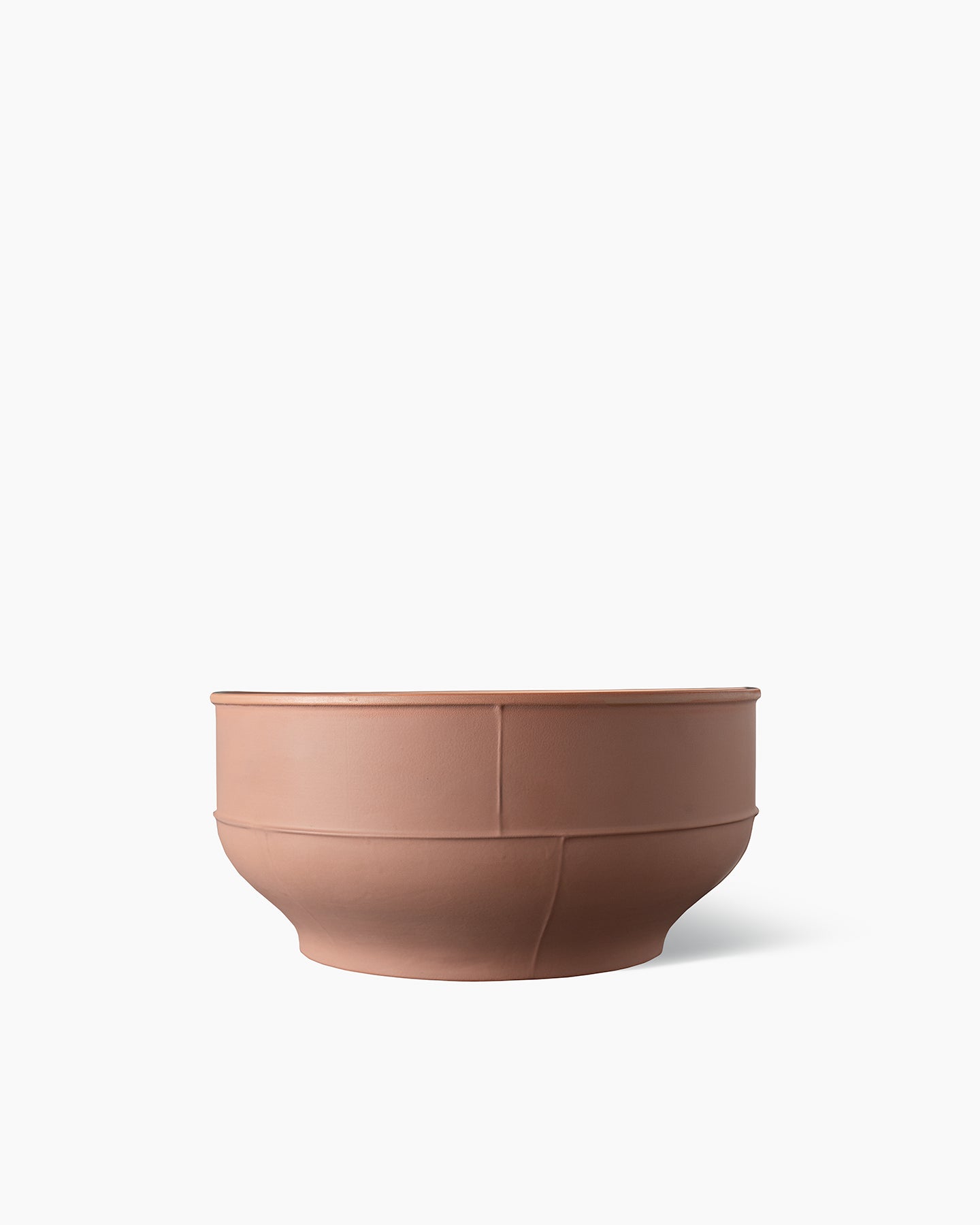 bitossi-ceramiche-bolo-benjamin-hubert-seams-canister-arancio-nocciola image 2