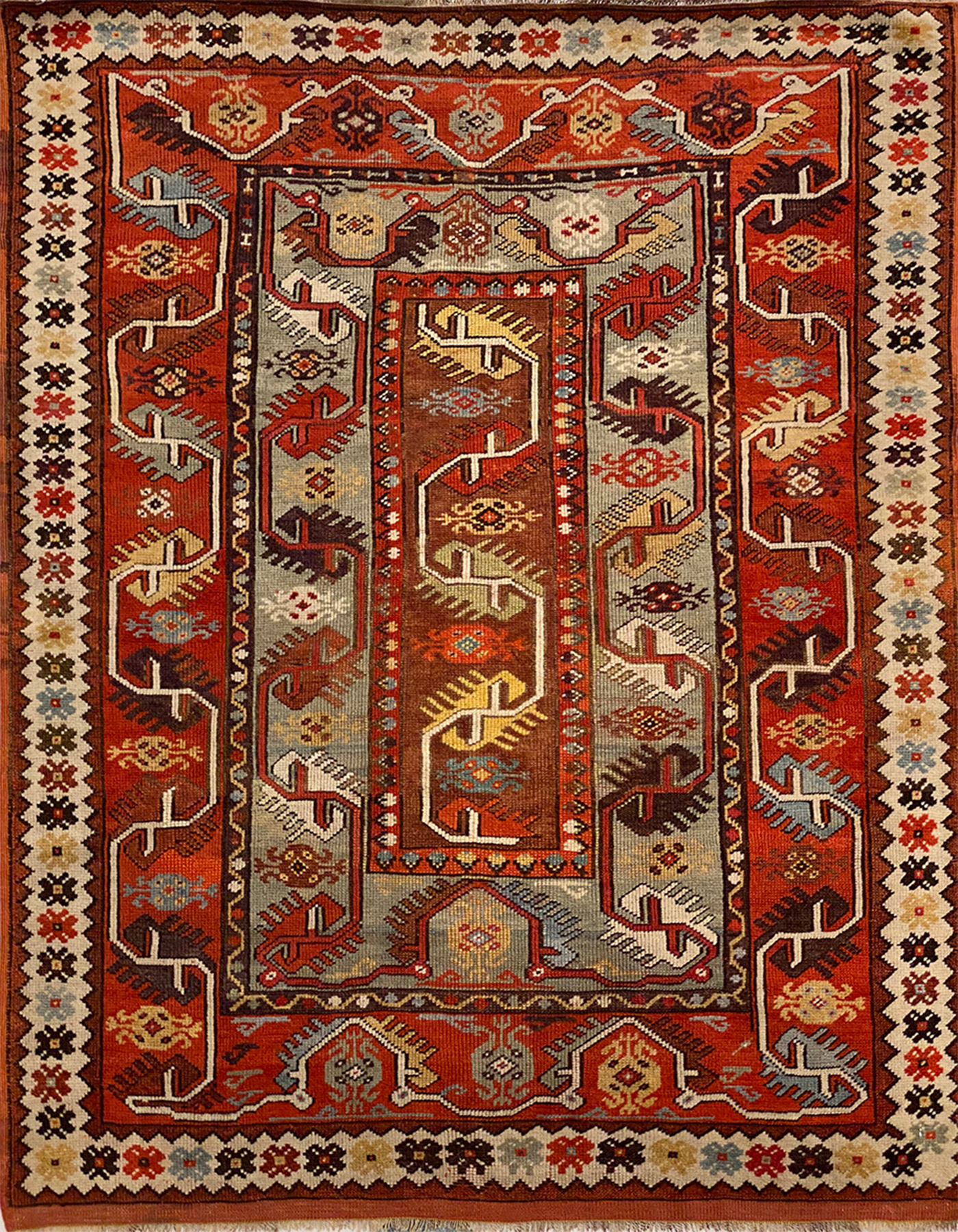 illulian-melas-g-anatolia-xix-secolo-tappeto-nomade-158x108-cm-in-lana image 1