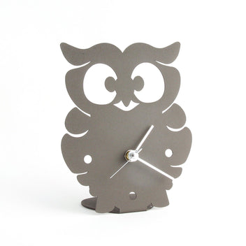 arti-mestieri-gufetto-orologio-da-tavolo-in-ferro-13x16-cm image 2