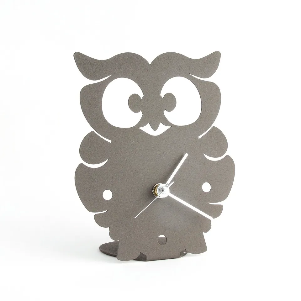 arti-mestieri-bibino-gufetto-orologio-bomboniera-13x16-cm image 1