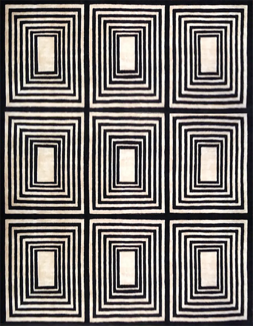 illulian-d-square-329x246-cm-tappeto-lana-e-seta-gold-100 image 1