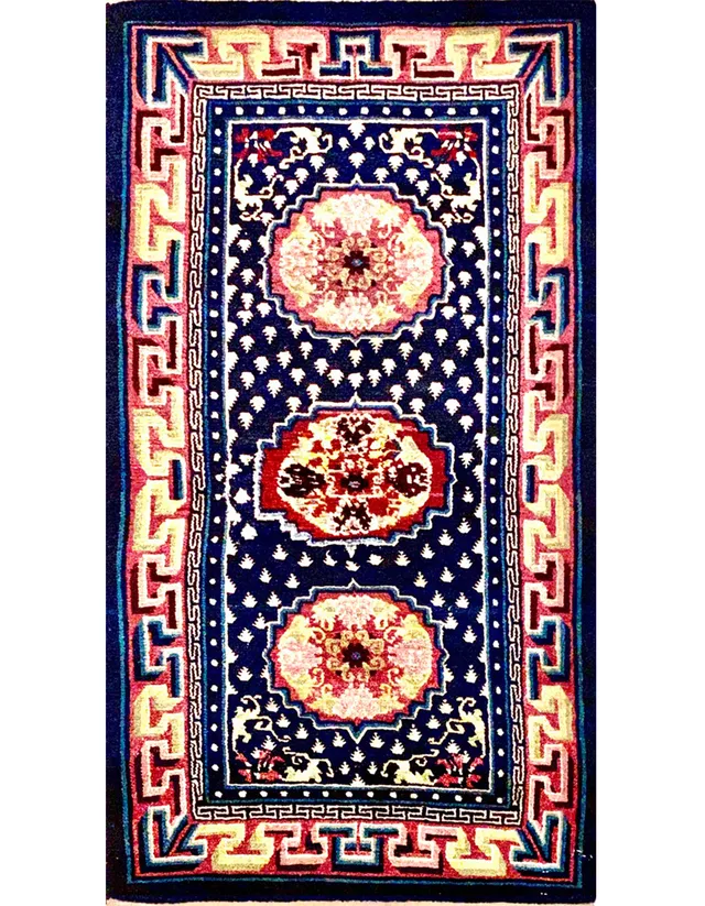 illulian-tibet-medallion-tappeto-144-x-72-cm-nomad image 1
