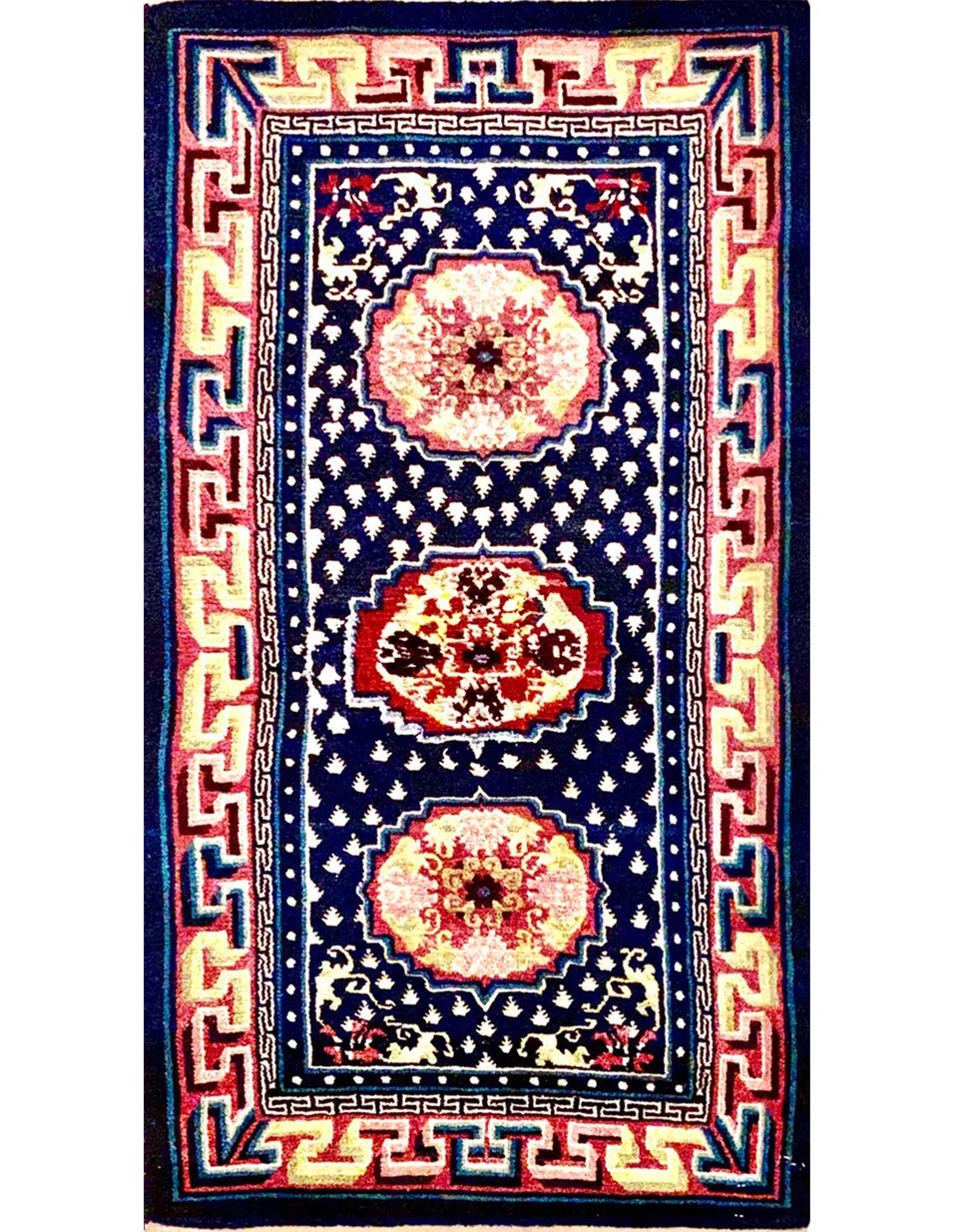 illulian-tibet-medallion-tappeto-144-x-72-cm-nomad image 1