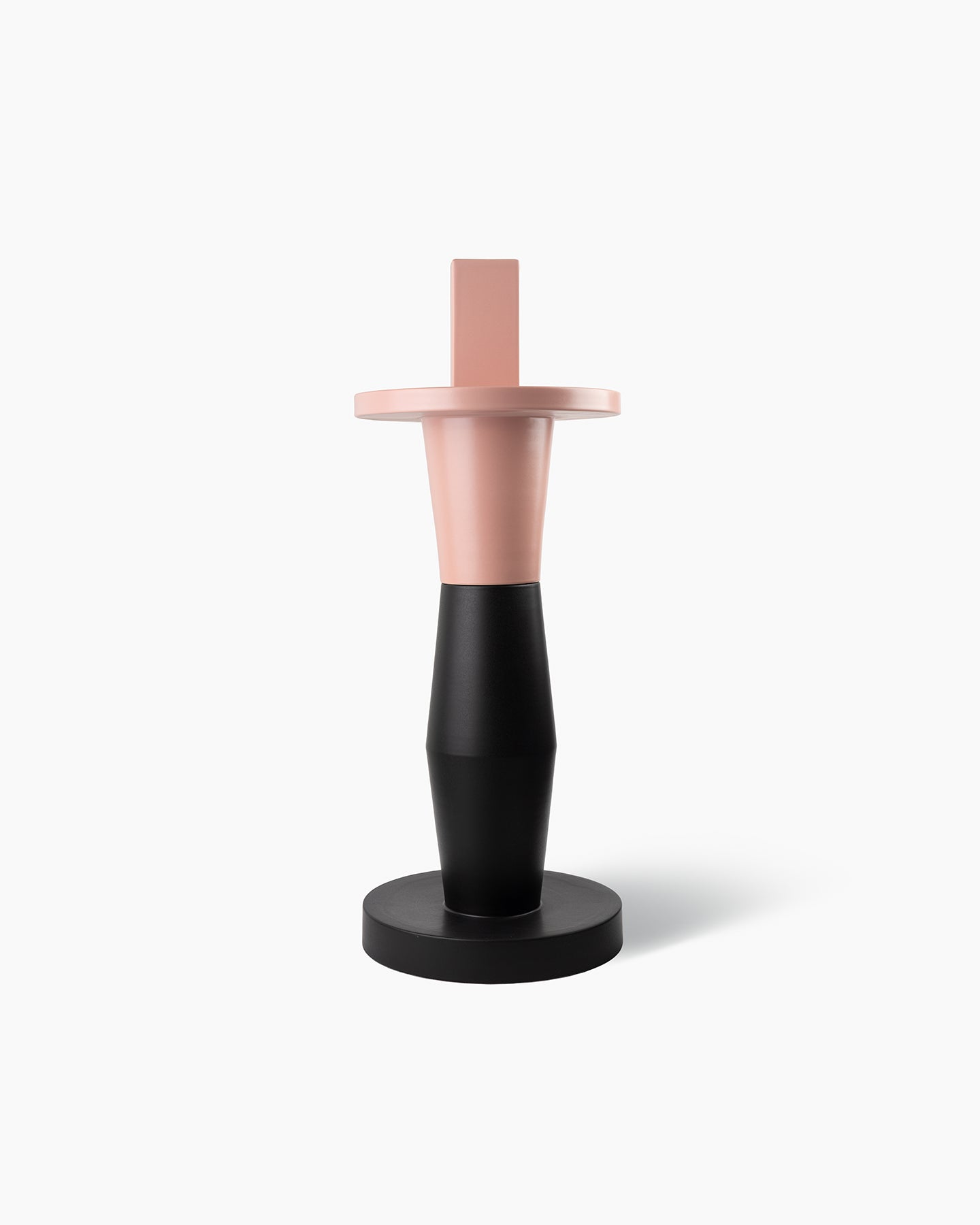 bitossi-ceramiche-scultura-untitled-natalie-du-pasquier-3-elementi-nero-rosa-mat image 1