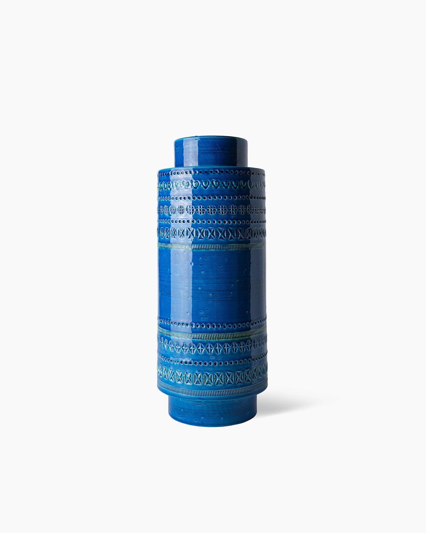 bitossi-ceramiche-vaso-rocchetto-rimini-blu-aldo-londi image 1