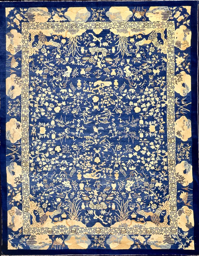 illulian-china-pictoresque-tappeto-antico-364-x-280-cm-lana image 1