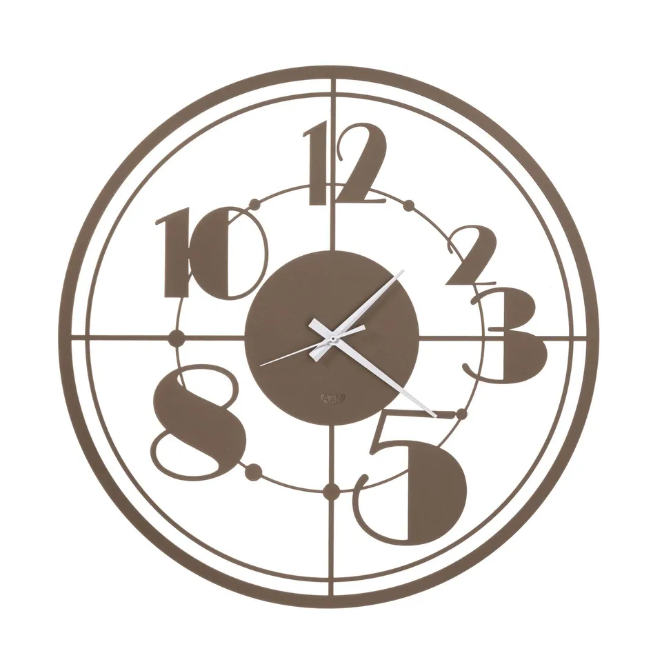 arti-mestieri-teo-orologio-da-parete-art-deco-minimal image 1