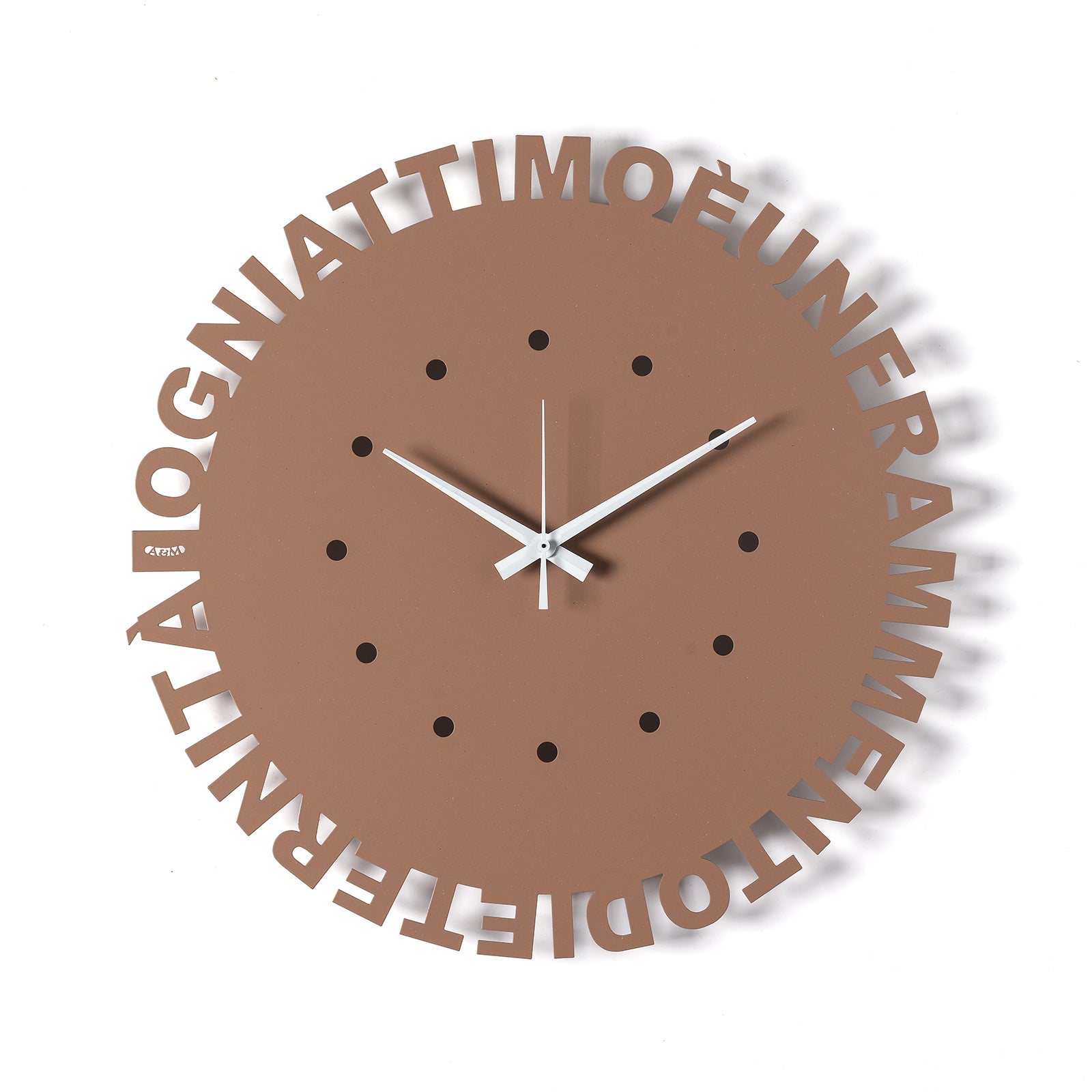 arti-mestieri-orologio-wordshow-mocha-mousse image 1