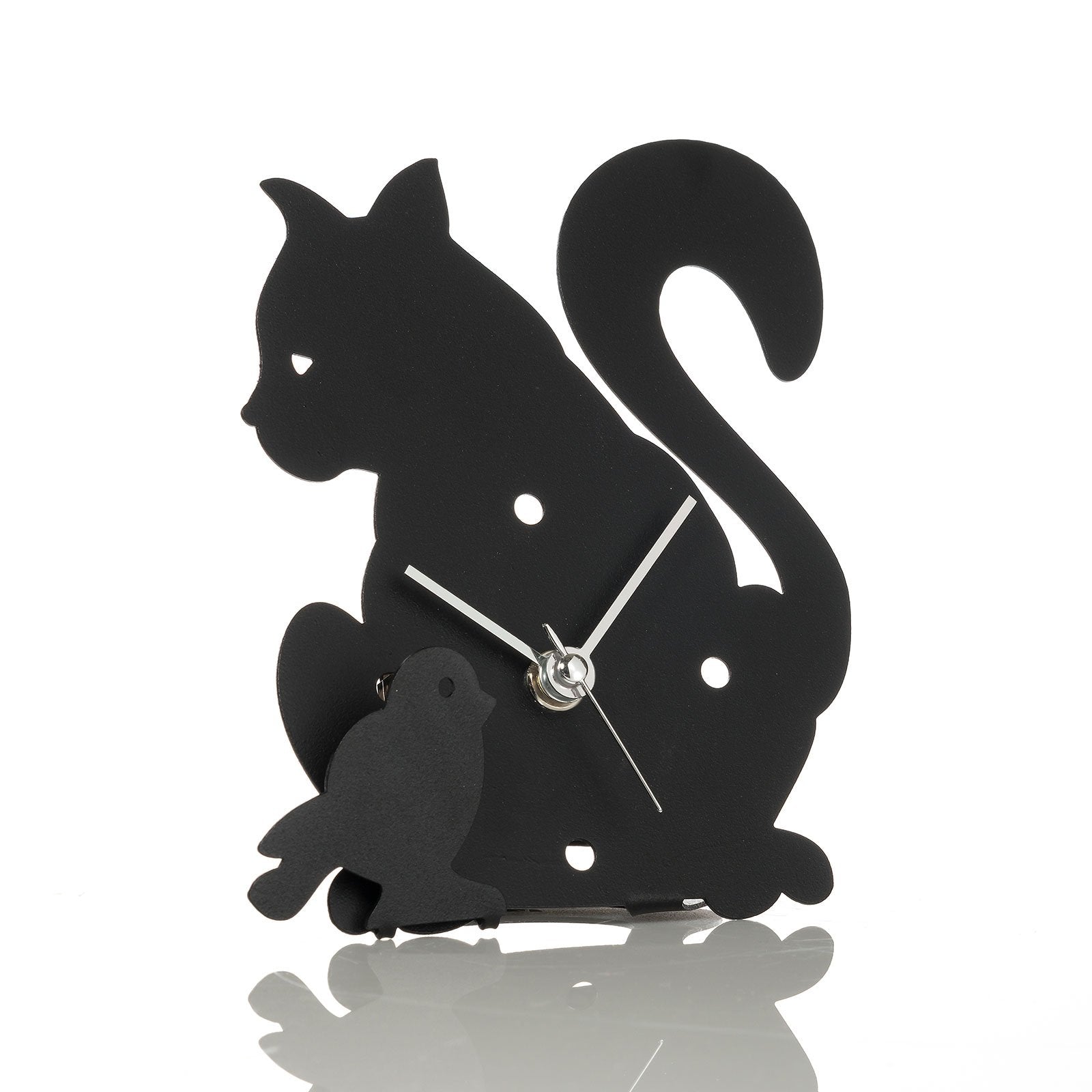 arti-mestieri-kat-orologio-da-tavolo-gatto image 1